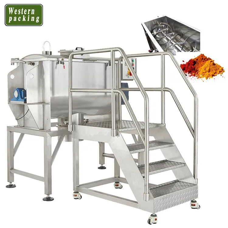 Stroj na miešanie práškových čistiacich prostriedkov